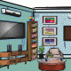 Modern living room escape